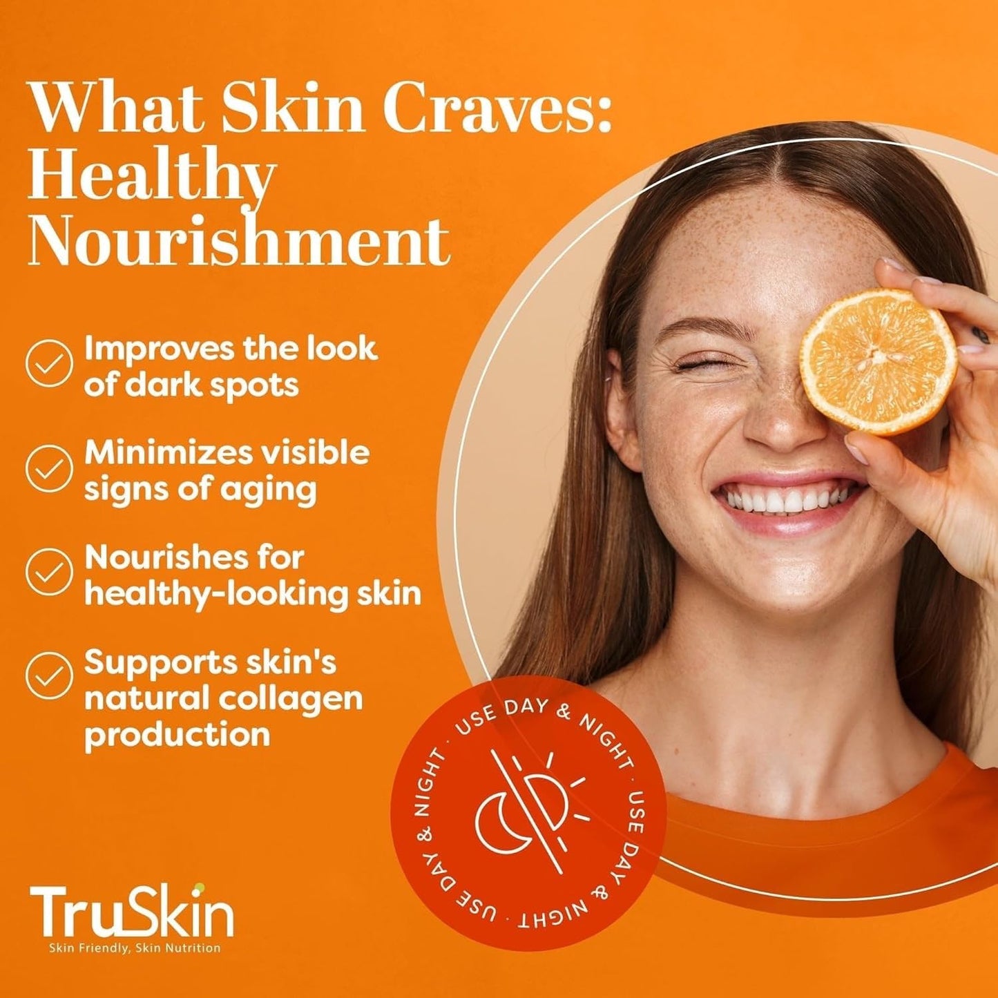 Vitamin C Serum for Face – anti Aging Face Serum with Vitamin C, Hyaluronic Acid, Vitamin E – Brightening Formula – Improve Appearance of Dark Spots, Tone, Fine Lines & Wrinkles, 2 Fl Oz