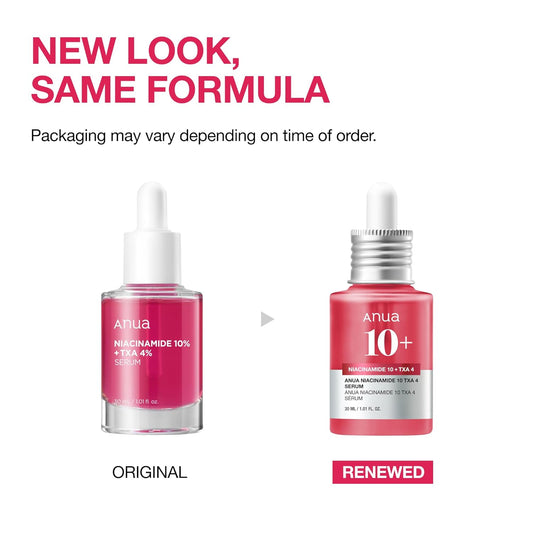 Niacinamide 10 + TXA 4 Serum, Hyaluronic Acid, Tranexamic Acid, Facial Serum for Glass Skin, Clarifying, Radiant Complexion with Natural Color, Korean Skin Care (30Ml /1.01 Fl.Oz)
