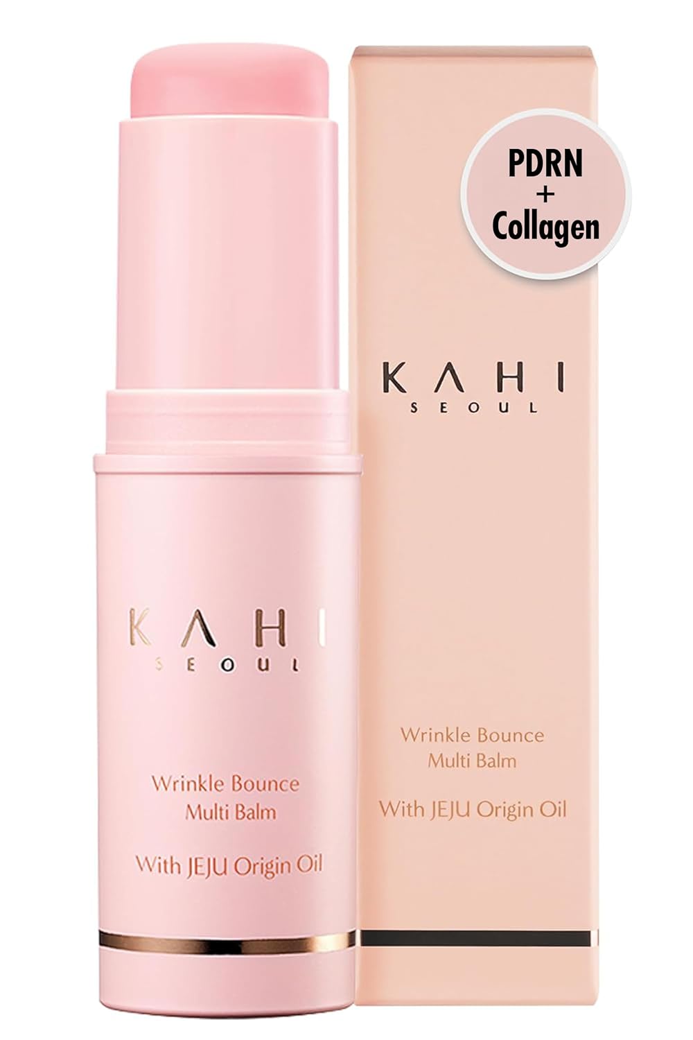 Wrinkle Bounce Multi Balm Stick | PDRN Collagen Wrinkle Stick | Korean Skin Care |All-In-One Hydrating Lip Balm Eye Cream Neck Cream Make up Base & Face Mist Moisture Balm