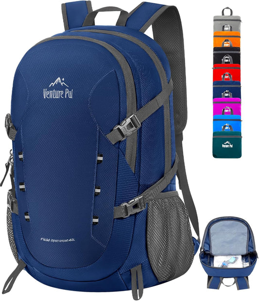 40L Lightweight Packable Travel Hiking Backpack Daypack