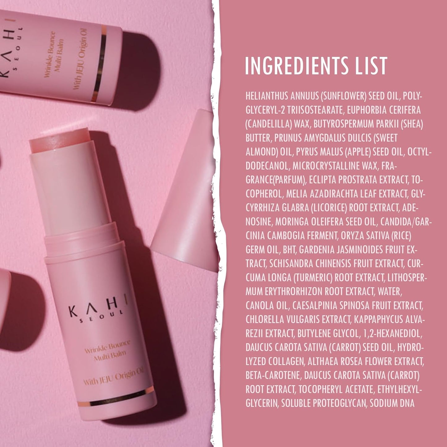Wrinkle Bounce Multi Balm Stick | PDRN Collagen Wrinkle Stick | Korean Skin Care |All-In-One Hydrating Lip Balm Eye Cream Neck Cream Make up Base & Face Mist Moisture Balm