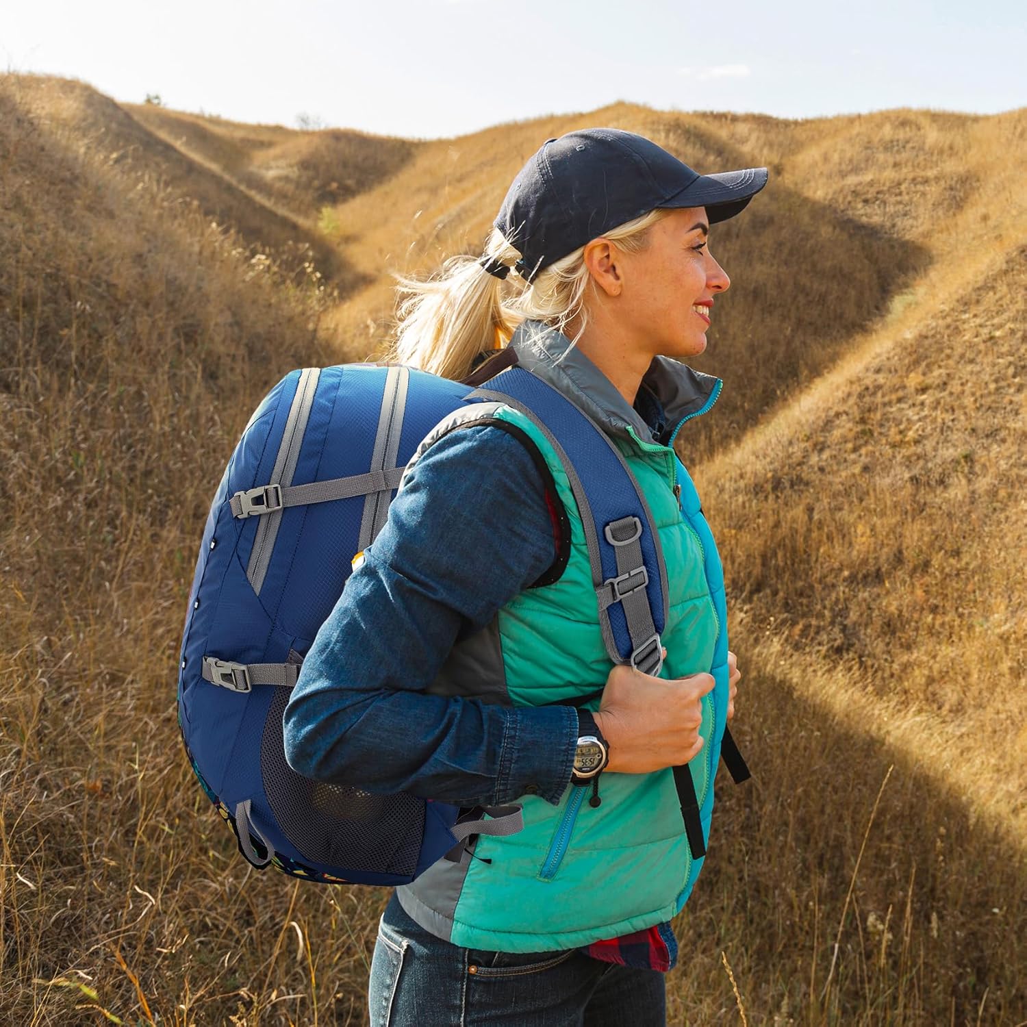 40L Lightweight Packable Travel Hiking Backpack Daypack