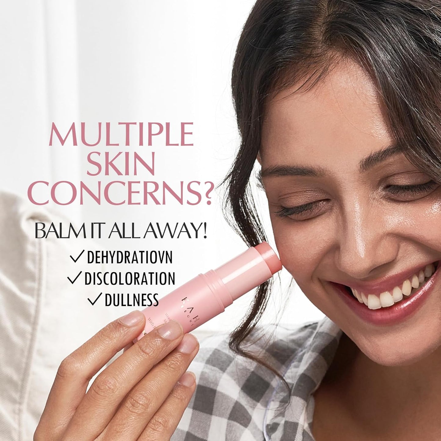 Wrinkle Bounce Multi Balm Stick | PDRN Collagen Wrinkle Stick | Korean Skin Care |All-In-One Hydrating Lip Balm Eye Cream Neck Cream Make up Base & Face Mist Moisture Balm