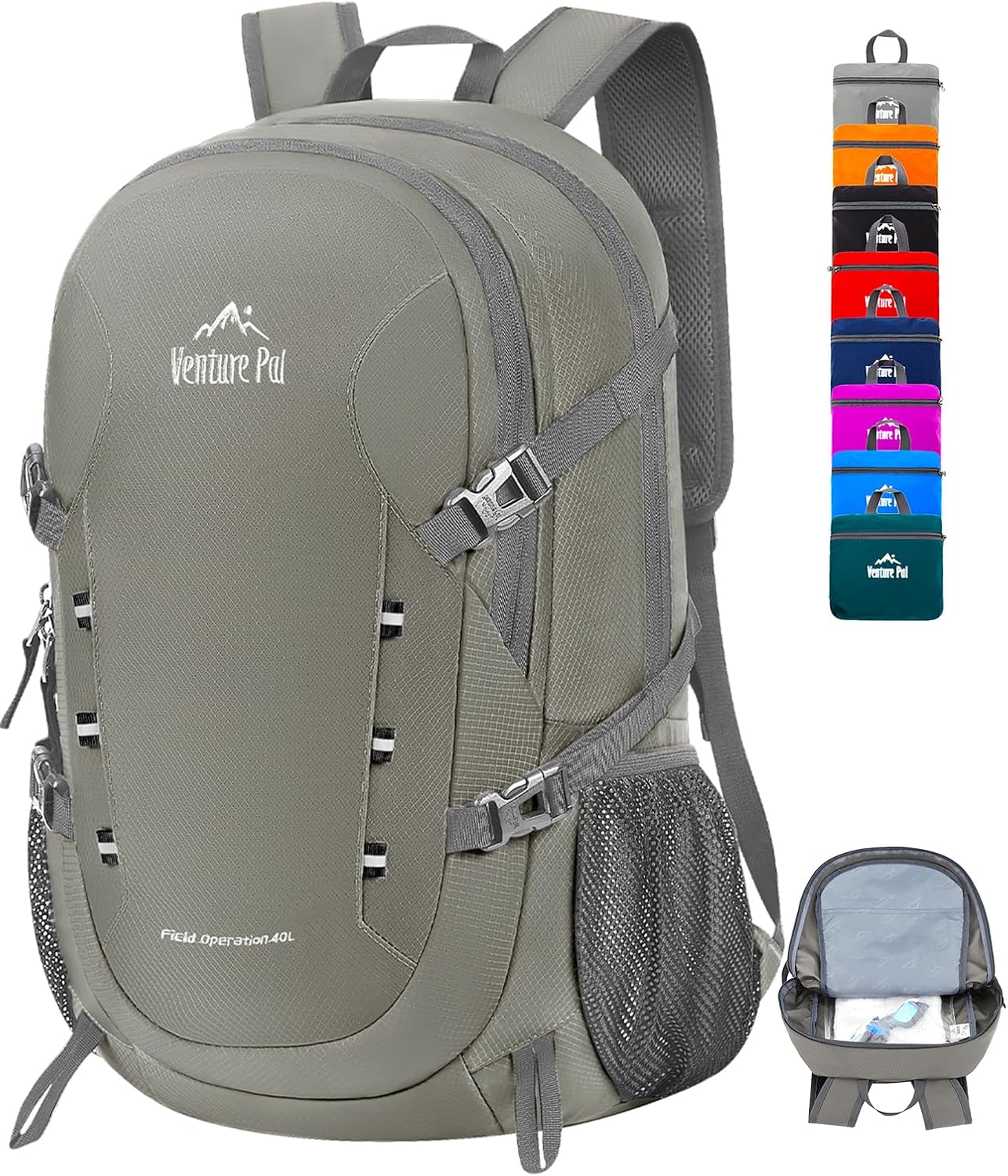 40L Lightweight Packable Travel Hiking Backpack Daypack